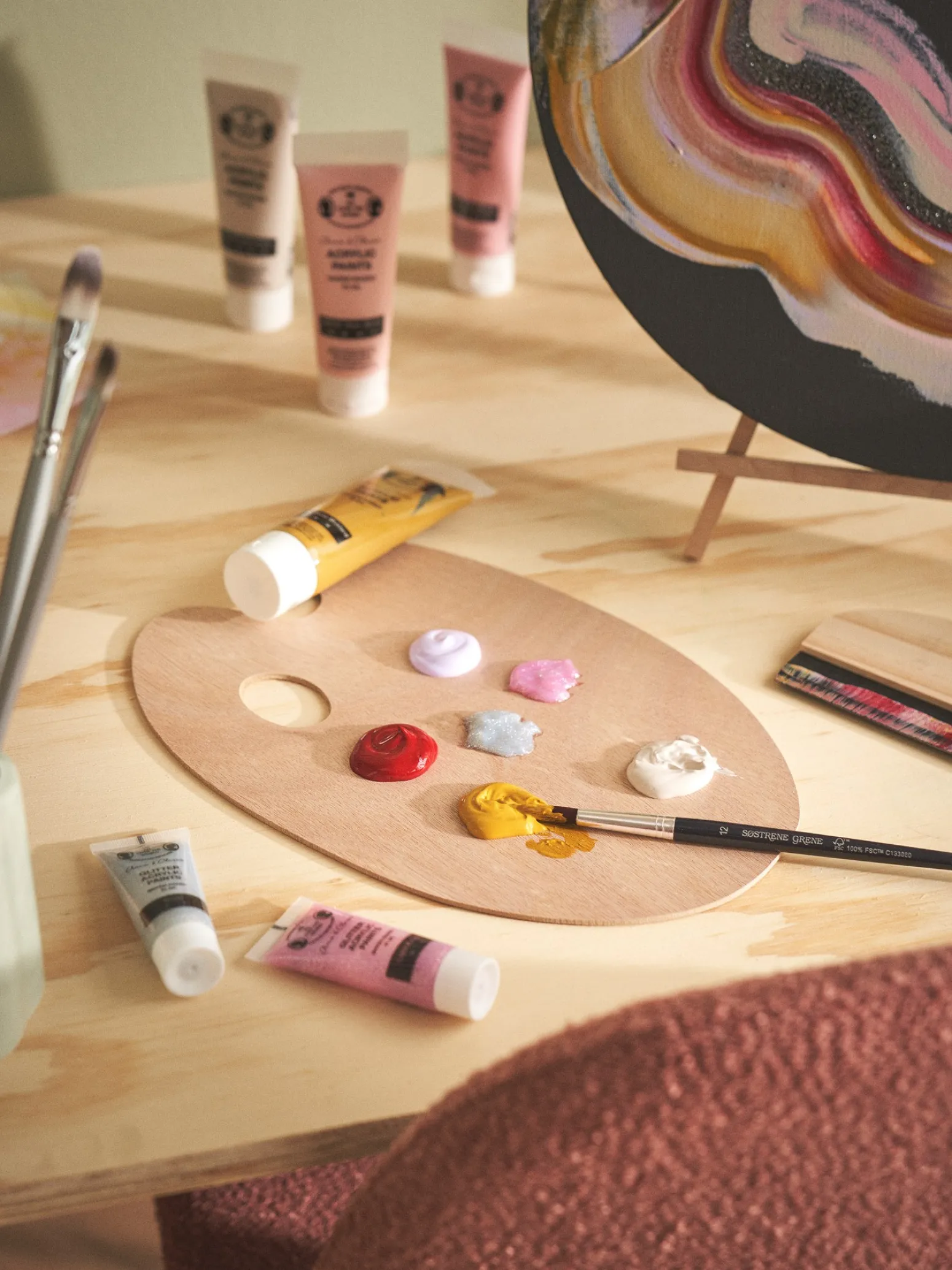 Søstrene Grene Schweiz Hobbyfarben<Acryl-Glitzerfarben-Set