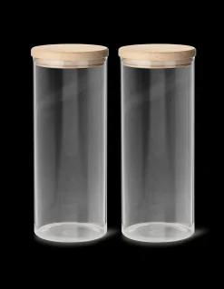 Søstrene Grene Schweiz Küchenzubehör<Aufbewahrungsgläser Mit Deckel 2er-Pack