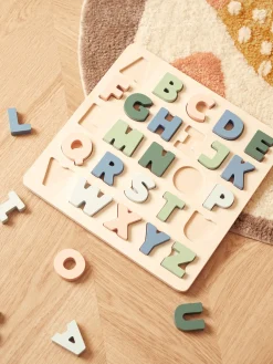 Kinder Søstrene Grene Schweiz Holzspielzeug<Buchstaben-Puzzle
