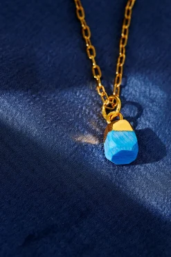 Søstrene Grene Schweiz Halsketten<Dezember Geburtsstein-Anhänger