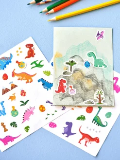 Kinder Søstrene Grene Schweiz Aufkleber|Aufkleber Für Kinder<Dino-Aufkleber