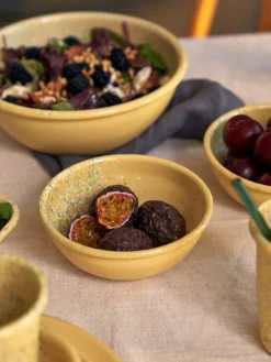 Søstrene Grene Schweiz Geschirr<Flow Fest Schale Ø17 - Gelb