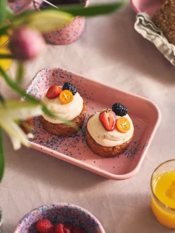 Søstrene Grene Schweiz Geschirr<Flow Fest Tablett Klein - Pink