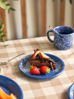 Søstrene Grene Schweiz Geschirr<Flow Fest Teller Ø17,5 - Blau