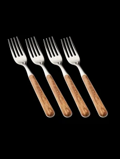 Søstrene Grene Schweiz Geschirr<Gabel-Set Texture Legno