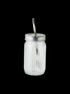 Søstrene Grene Schweiz Geschirr<Glas Mit Strohhalm