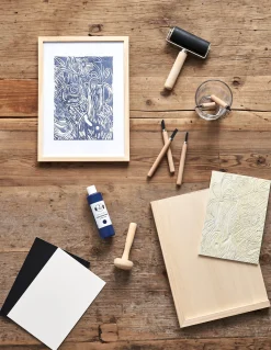 Søstrene Grene Schweiz Malereibedarf<Gummiplatte 18 X 24 Für Linolschnitt