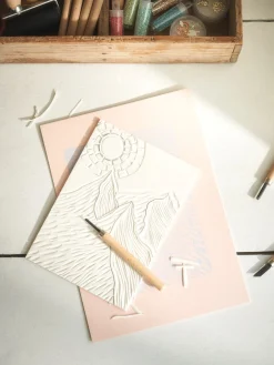 Søstrene Grene Schweiz Malereibedarf<Gummiplatte A5 Für Linolschnitt