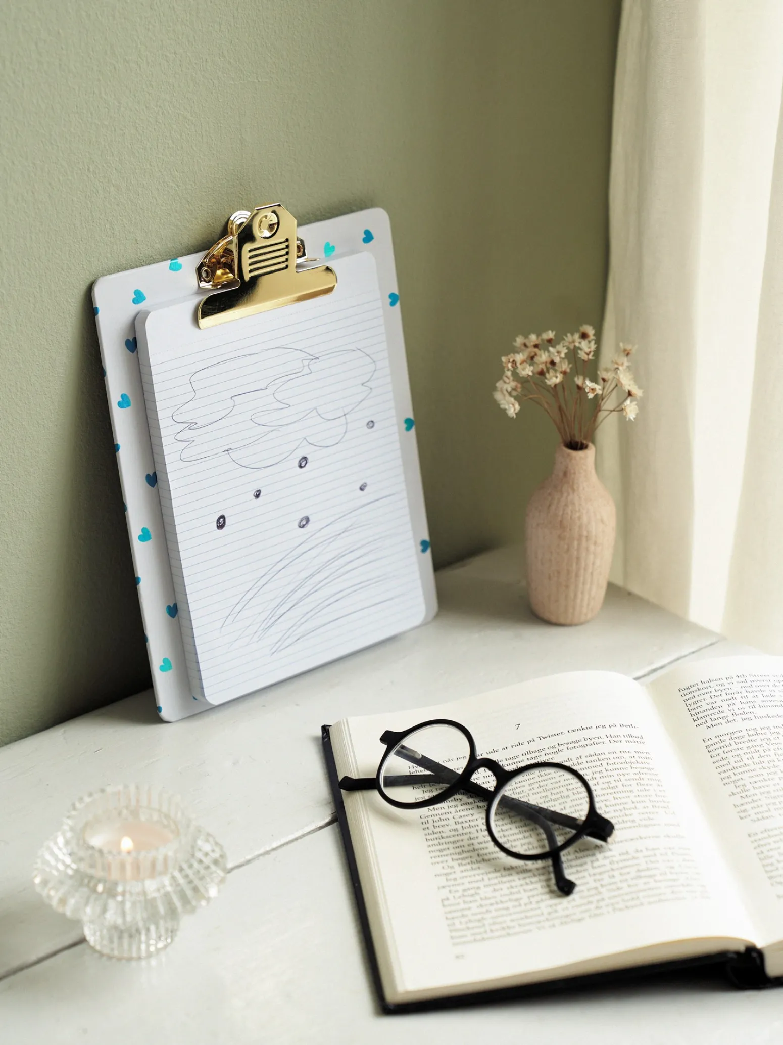 Søstrene Grene Schweiz Schreibtischzubehör<Klemmbrett Mit Notizblock