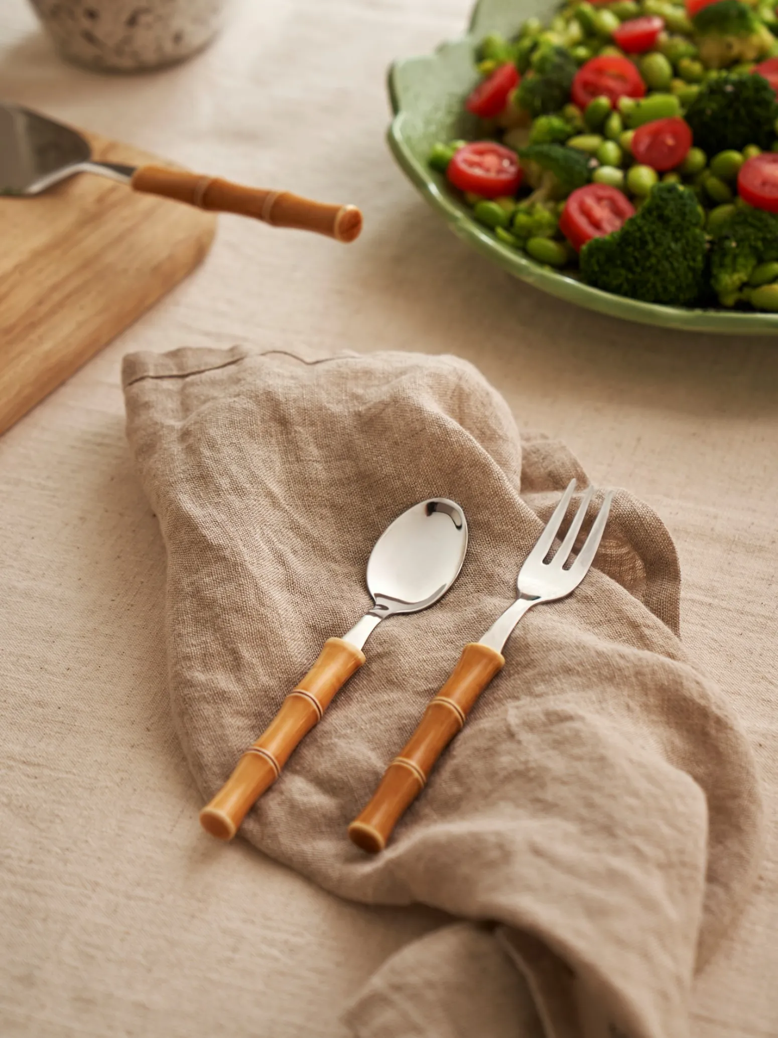 Søstrene Grene Schweiz Geschirr<Kuchengabel Bamboo