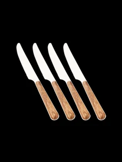 Søstrene Grene Schweiz Geschirr<Messerset Texture Legno