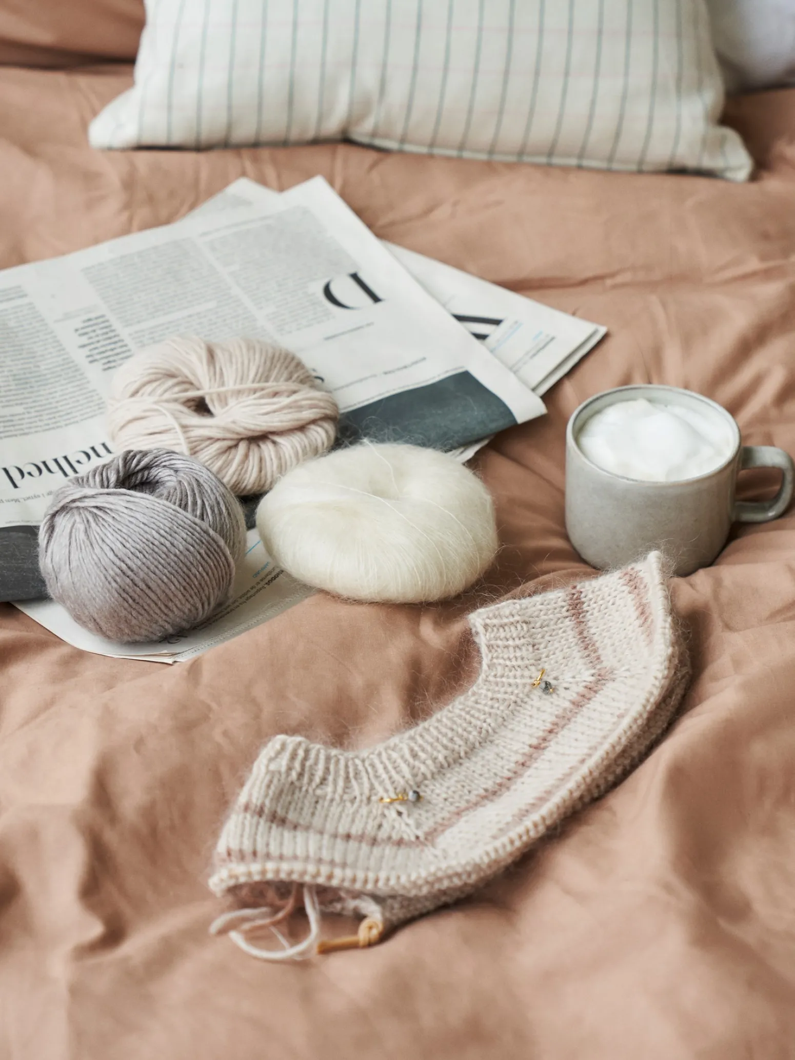 Søstrene Grene Schweiz Strickwolle<Mohair-Nylon-Garn