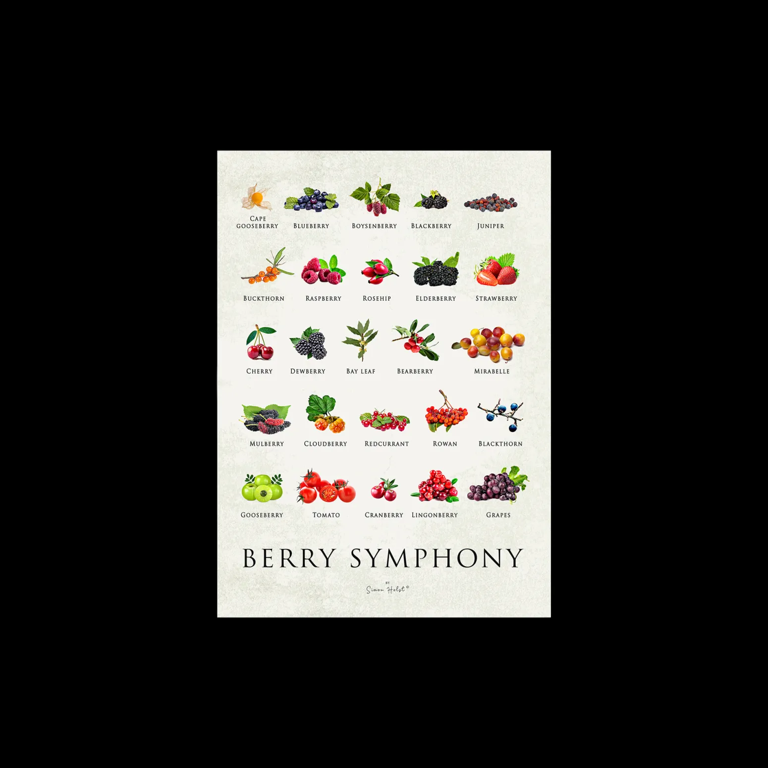 Søstrene Grene Schweiz Rahmen Und Poster<Poster Berry Symphony 50 X 70
