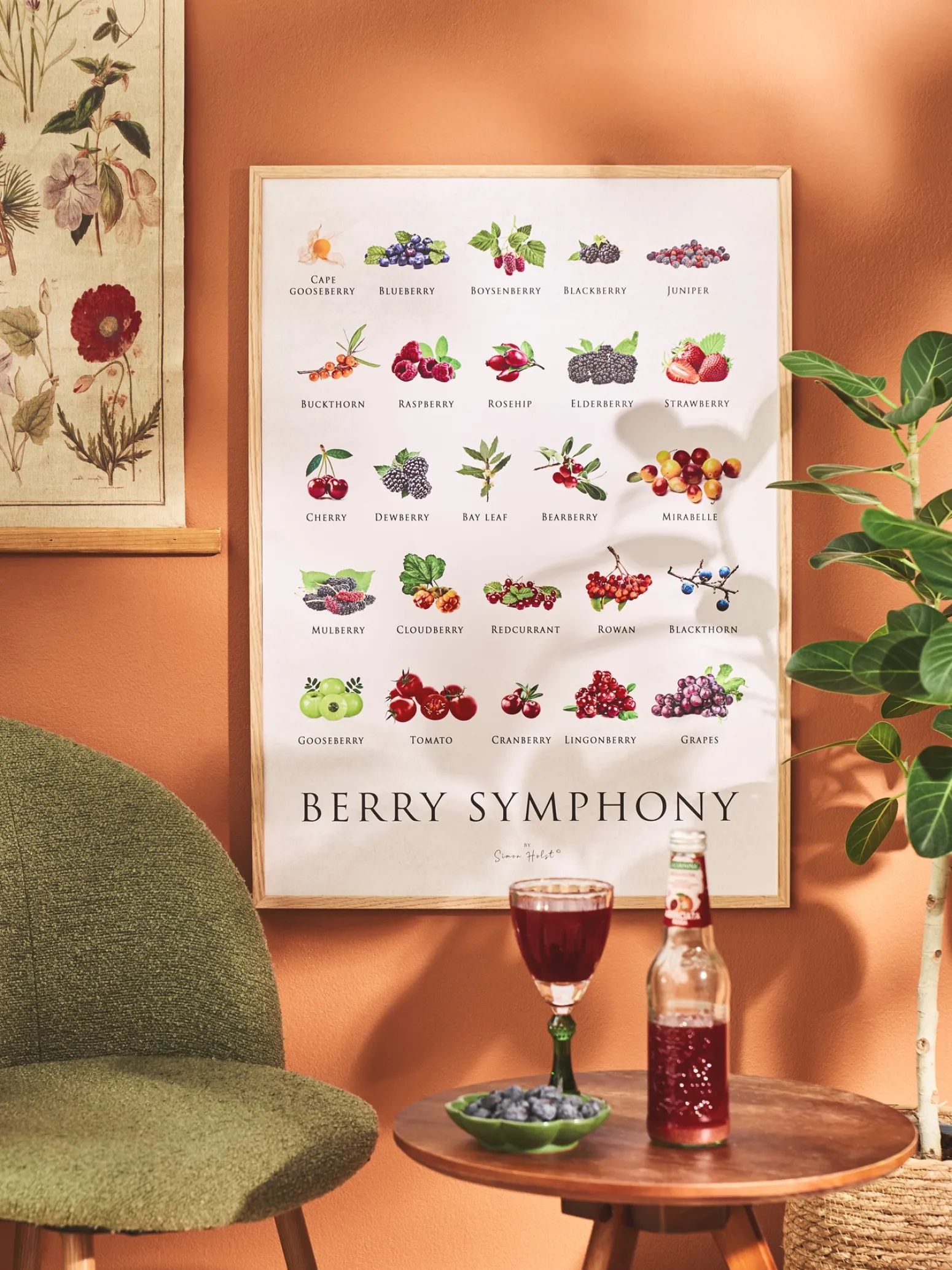 Søstrene Grene Schweiz Rahmen Und Poster<Poster Berry Symphony 50 X 70