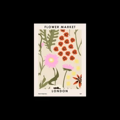 Søstrene Grene Schweiz Rahmen Und Poster<Poster Flower Market London 50 X 70