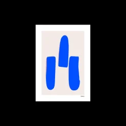 Søstrene Grene Schweiz Rahmen Und Poster<Poster Trois Lignes Bleues 40 X 50