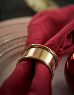 Søstrene Grene Schweiz Geschirr|Tischdecken<Serviettenringe 4er-Pack