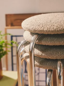 Søstrene Grene Schweiz Stühle<Stuhl Mit Bouclé-Stoff