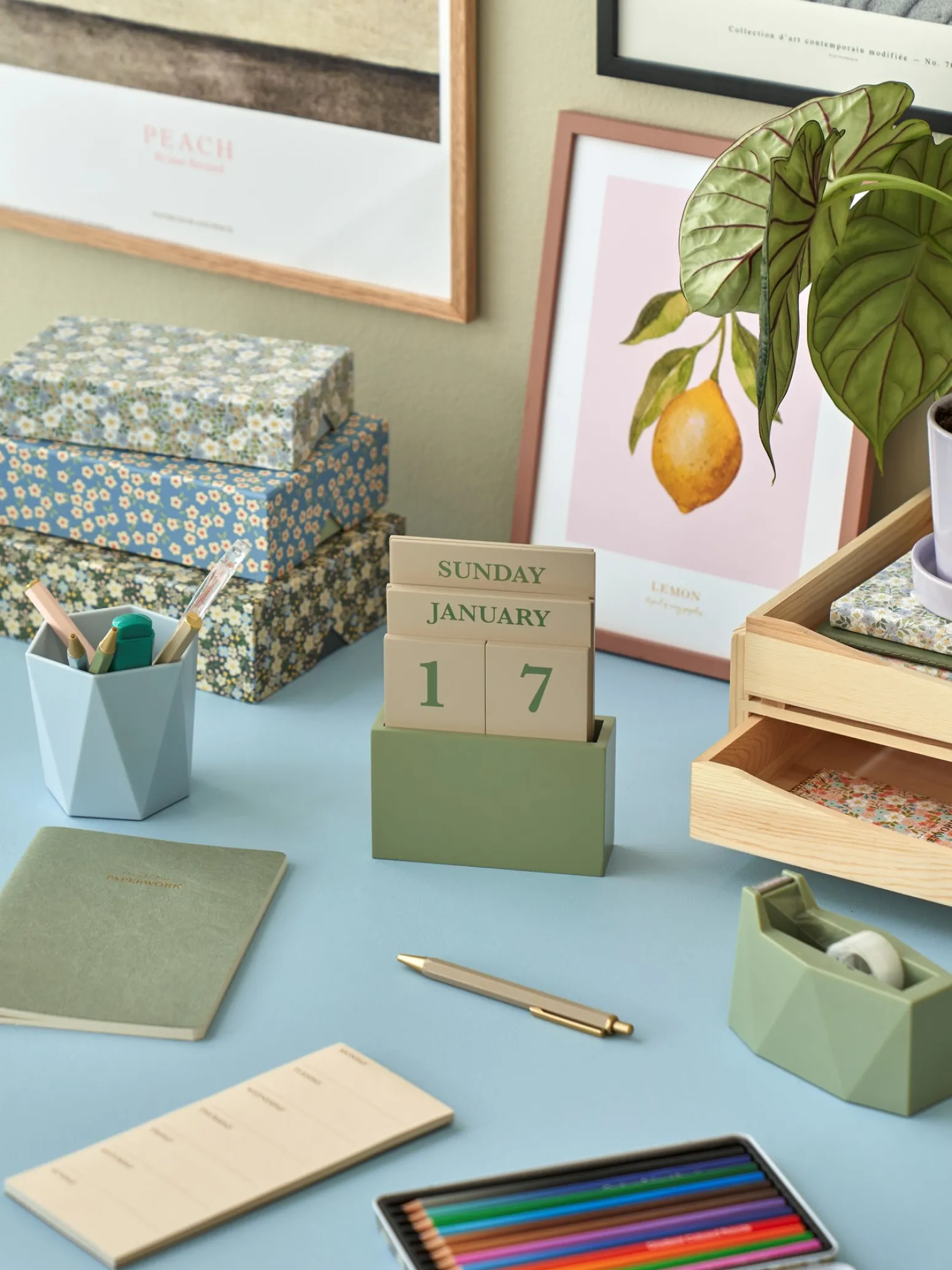 Søstrene Grene Schweiz Schreibtischzubehör<Tischkalender