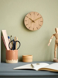 Søstrene Grene Schweiz Dekoration<Wanduhr Light Oak Ø12