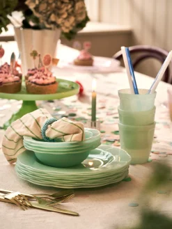 Søstrene Grene Schweiz Tischdecken<Wiederverwendbare Kunststoffgläser 4er-Pack