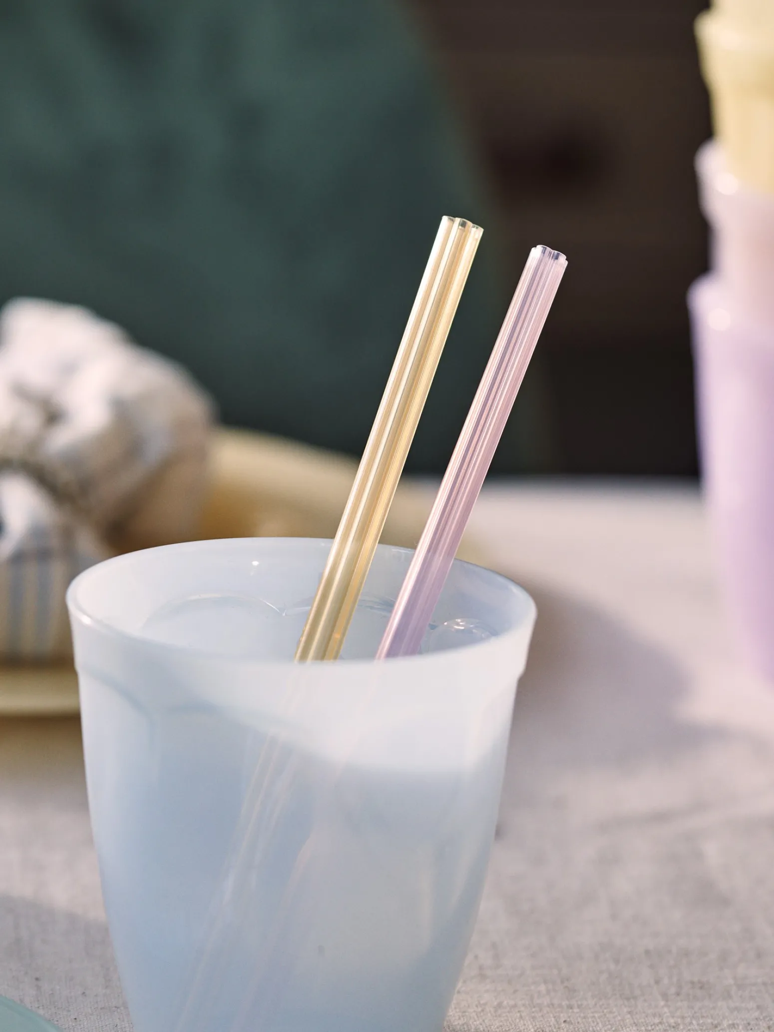 Søstrene Grene Schweiz Tischdecken<Wiederverwendbare Kunststoffgläser 4er-Pack